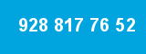 928 817 76 52 928 817 76 52
